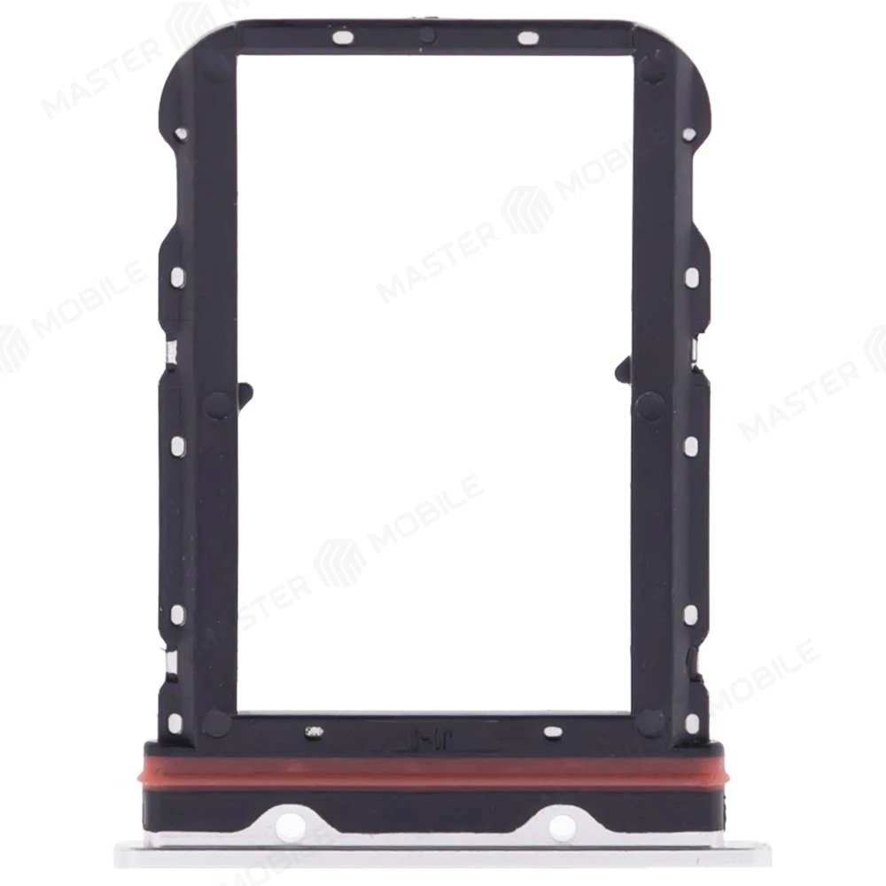 Держатель сим-карты для Xiaomi Mi Note 10 (M1910F4G) / Mi Note 10 Lite (M2002F4LG) / Mi Note 10 Pro (M1910F4S) (серебристый)  фото №2