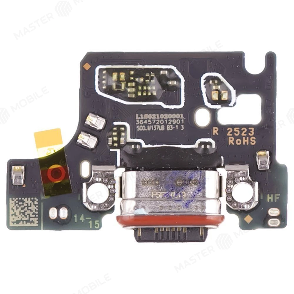 Нижняя плата для OPPO A5 4G (CPH2727) с комп. + разъем зарядки + микрофон + разъем гарнитуры (ORIG100) фото №2