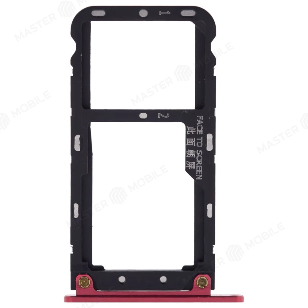 Держатель сим-карты для Xiaomi Mi A1 (MDG2) / Mi 5x (красный)  фото №1