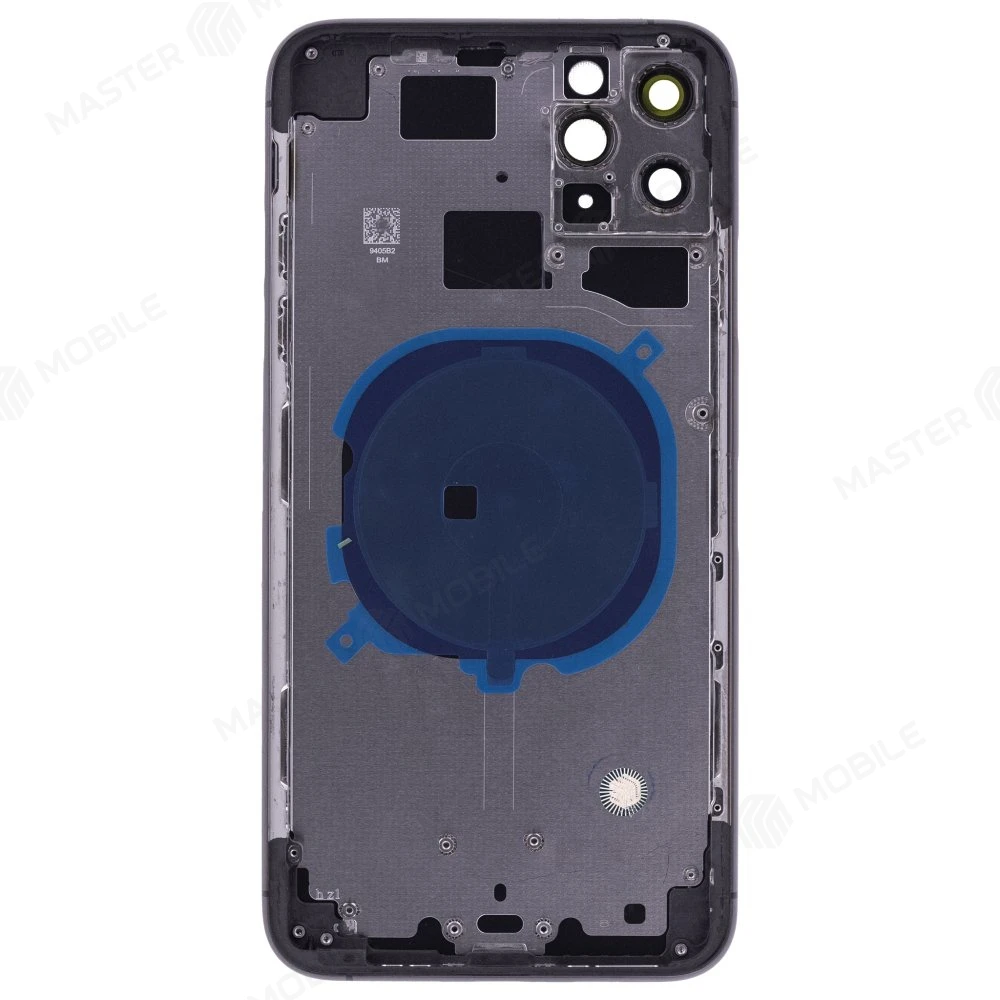 Корпус для Apple iPhone 11 Pro Max (серый) (Premium) фото №2