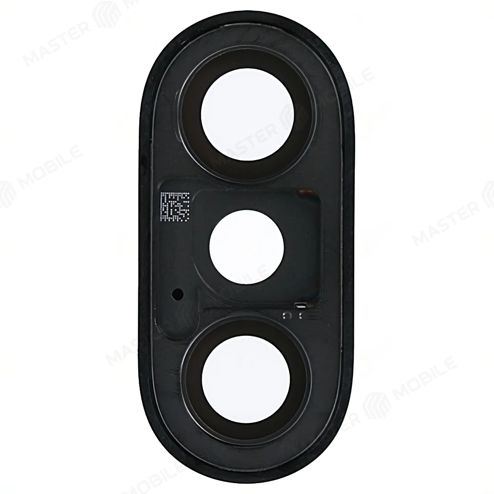 Стекло задней камеры для Apple iPhone Xs / iPhone Xs Max (в рамке) (серый)  фото №2