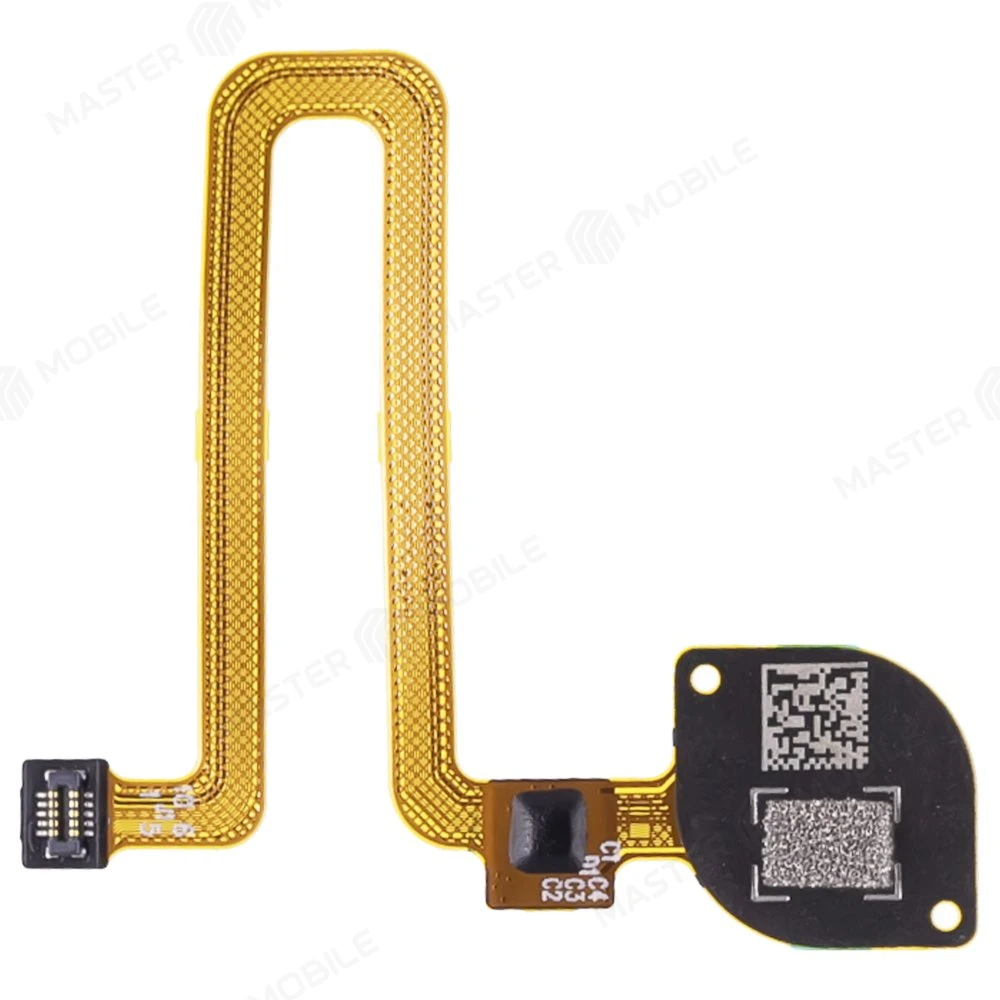 Шлейф для Xiaomi Redmi 9C (M2006C3MG) / Redmi 10A (220233L2G) с комп. + сканер отпечатка пальца (черный)  фото №2