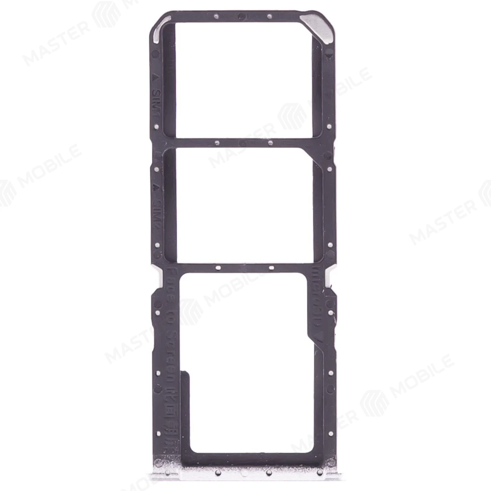 Держатель сим-карты для Realme 8 4G (RMX3085) (серебристый) фото №1