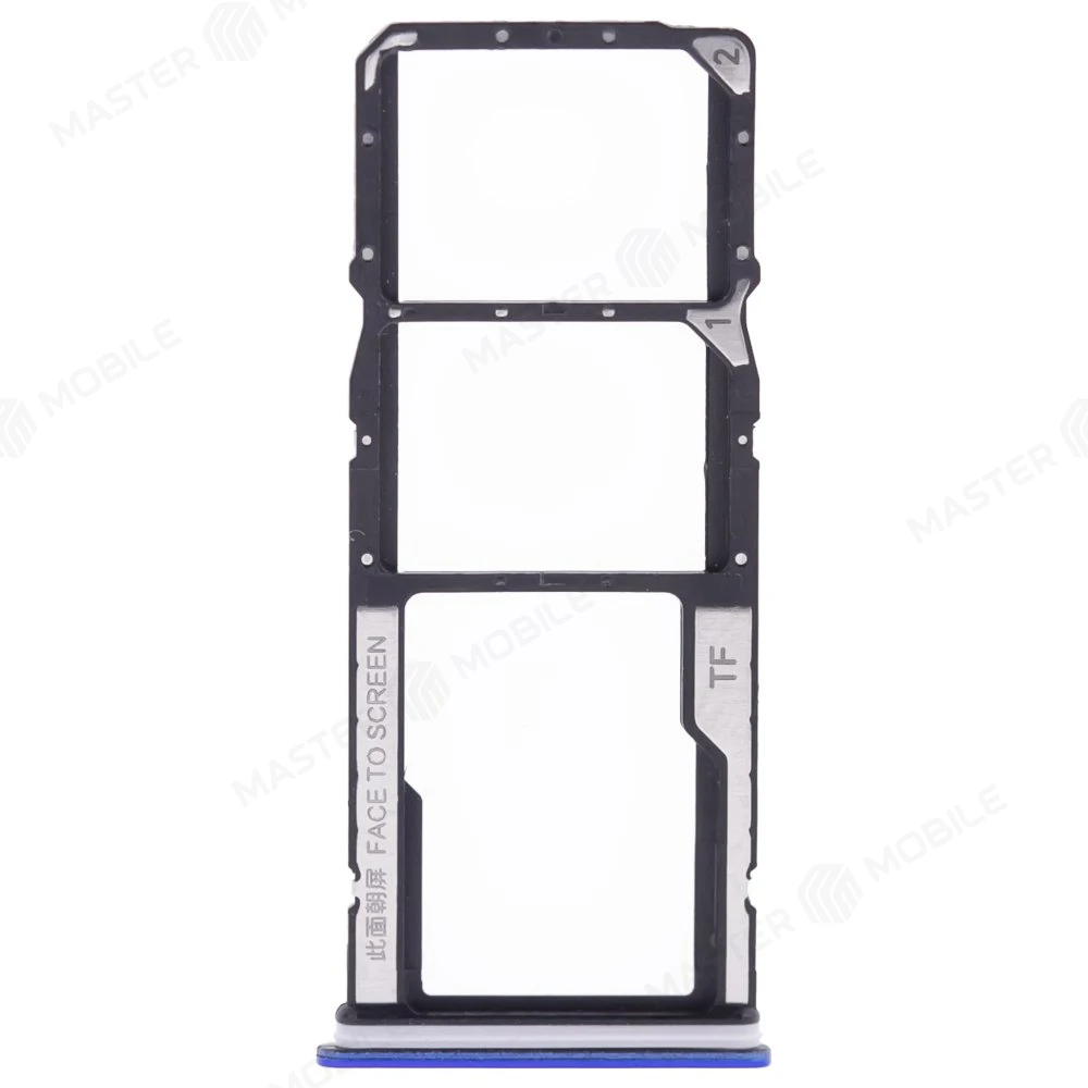 Держатель сим-карты для Xiaomi Redmi 9A (M2006C3LG) / Redmi 9C (M2006C3MG) (синий)  фото №1