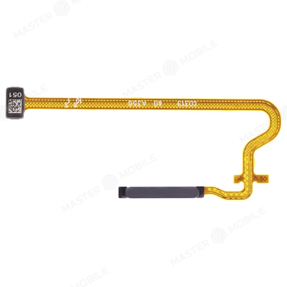 Шлейф для Realme C65 4G (RMX3910) с комп. + сканер отпечатка пальца (черный) фото №1