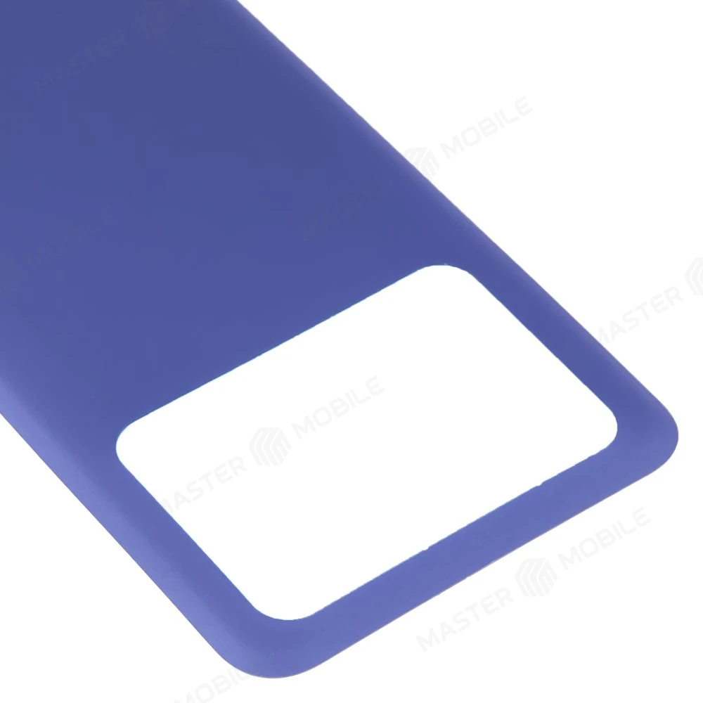 Задняя крышка для Xiaomi Poco M4 Pro 4G (2201117PG) (синий) фото №3