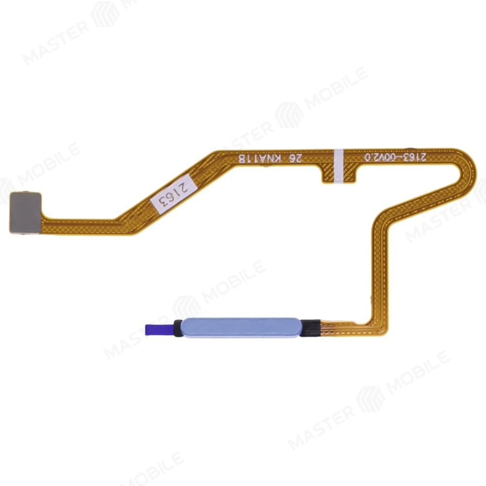 Шлейф для Xiaomi Redmi Note 12 Pro 5G (22101316G) / Redmi Note 12 Pro+ 5G (22101316UG) и др. с комп. + сканер отпечатка пальца (синий) фото №1