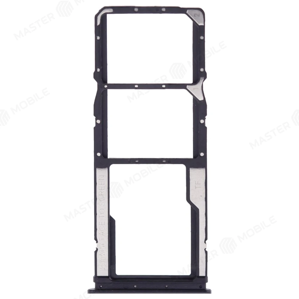 Держатель сим-карты для Xiaomi Poco M3 (M2010J19CG) (черный)  фото №1