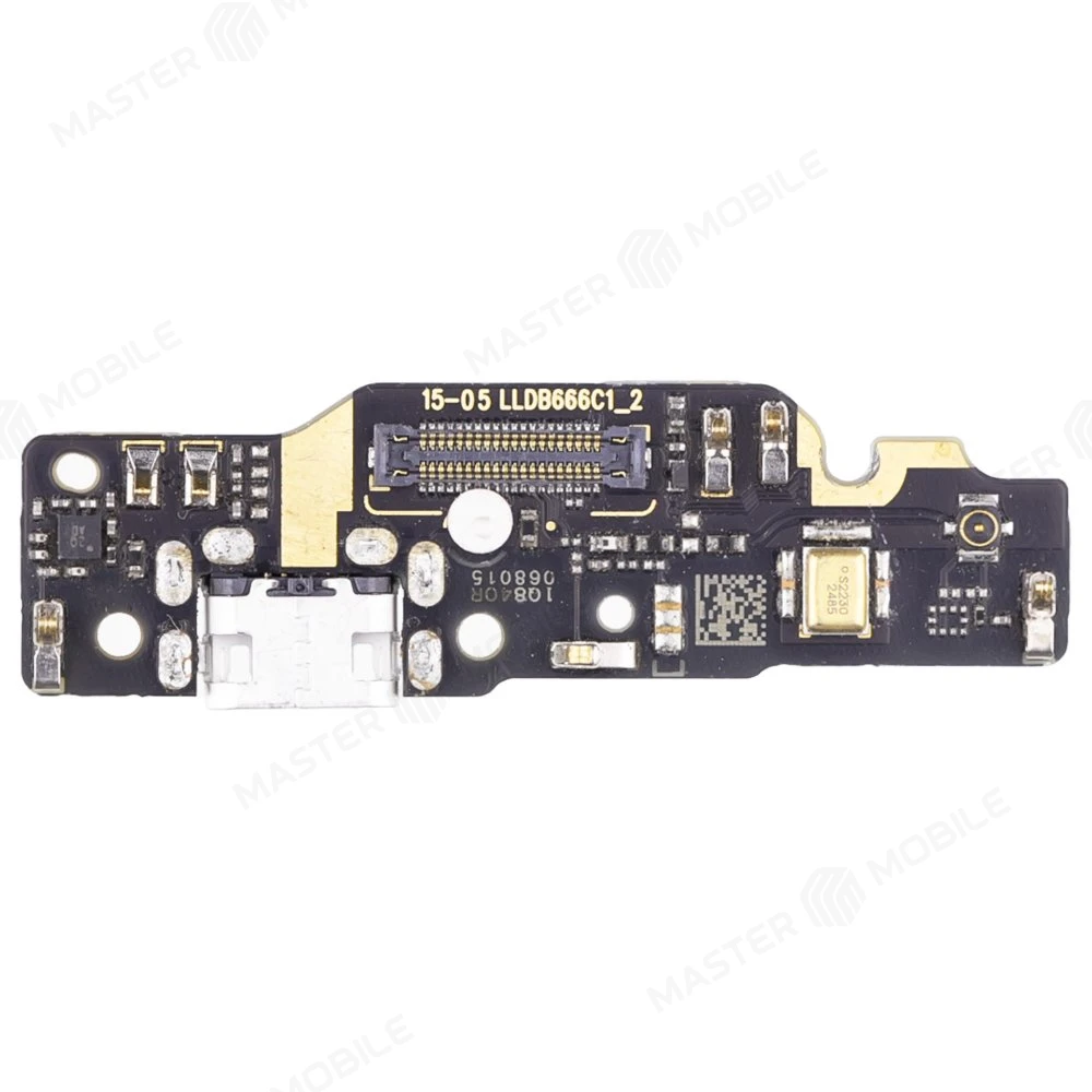 Нижняя плата для Xiaomi Redmi Note 6 / Redmi Note 6 Pro (M1806E7TG) с комп. + разъем зарядки + микрофон (ORIG100)  фото №1