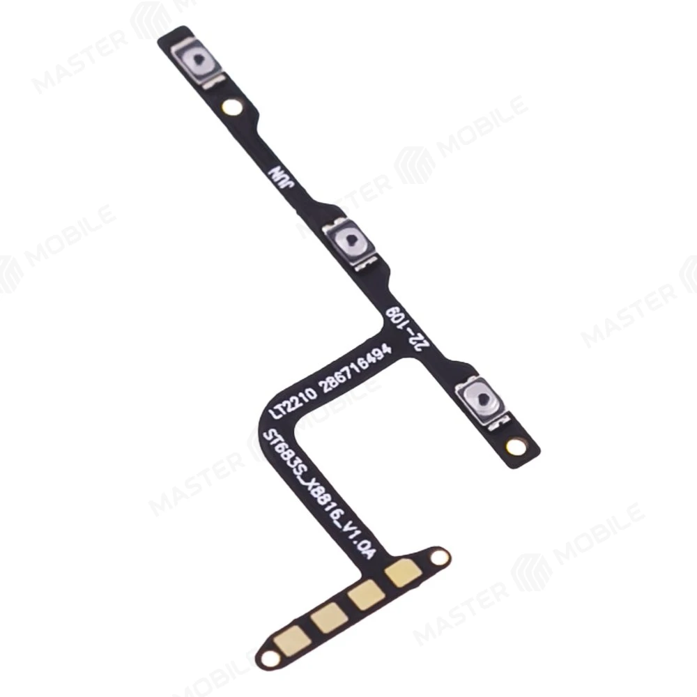 Шлейф для Infinix Hot 12 Play NFC (X6816D) с комп. (на кнопку включения и кнопки громкости)  фото №3