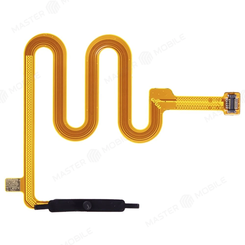 Шлейф для Tecno Pova 2 (LE7N) / Infinix Note 7 (X690) / Note 8 (X692) и др. с комп. + сканер отпечатка пальца (кнопка включения) (черный) фото №2