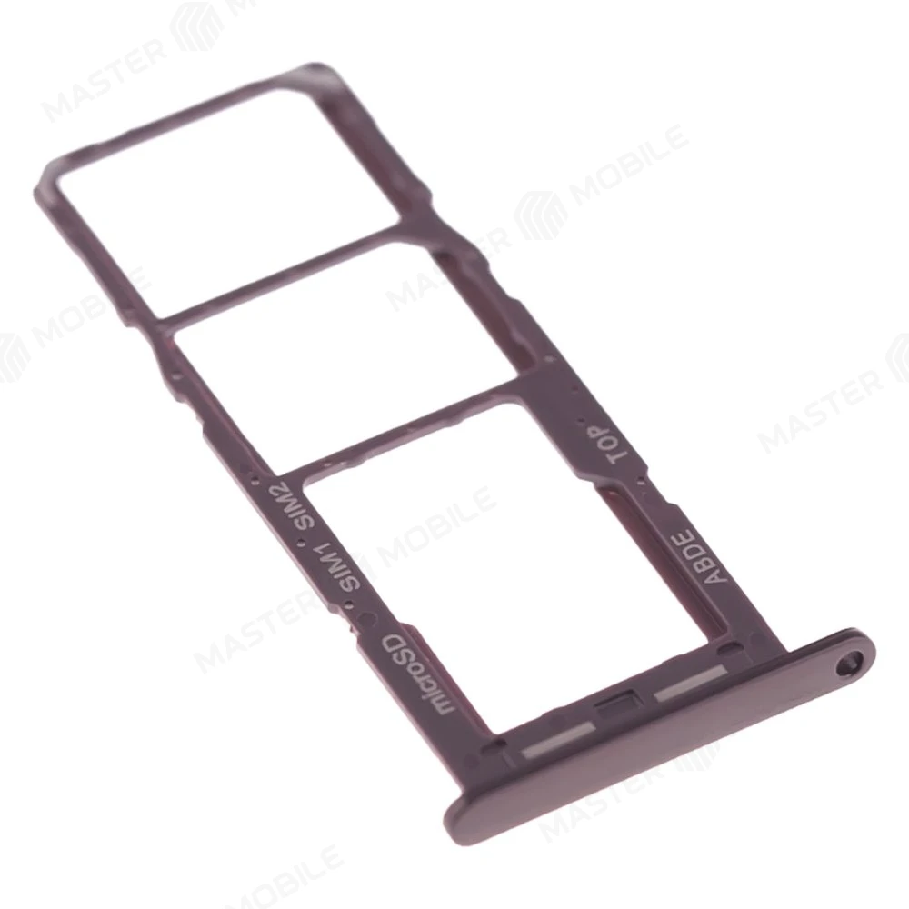 Держатель сим-карты для Samsung A245 Galaxy A24 (бордовый) фото №3