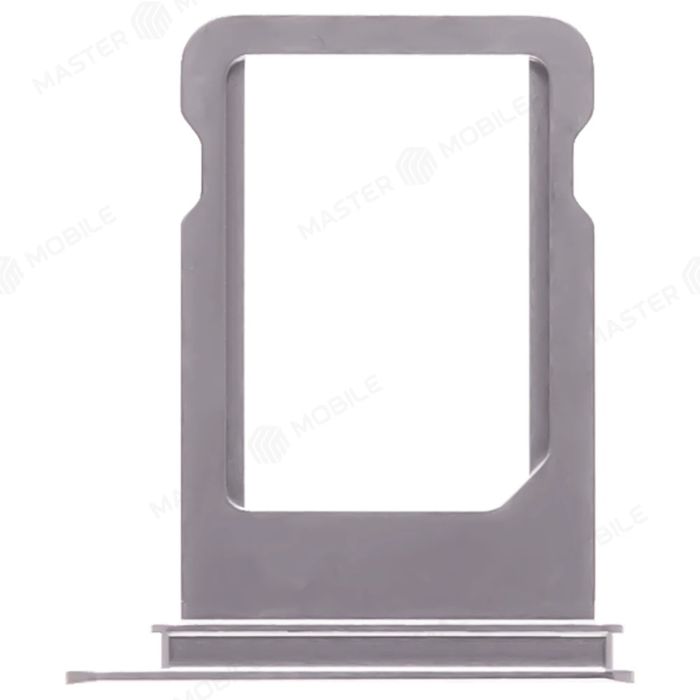 Держатель сим-карты для Apple iPhone X (серебристый) фото №1