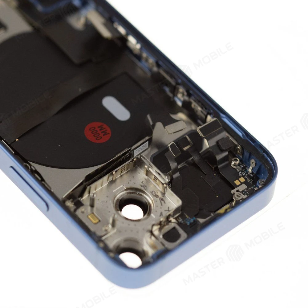 Корпус для Apple iPhone 13 mini (синий) (в сборе) (ORIG100) (Снятый) (возможен дефект ЛКП) фото №3