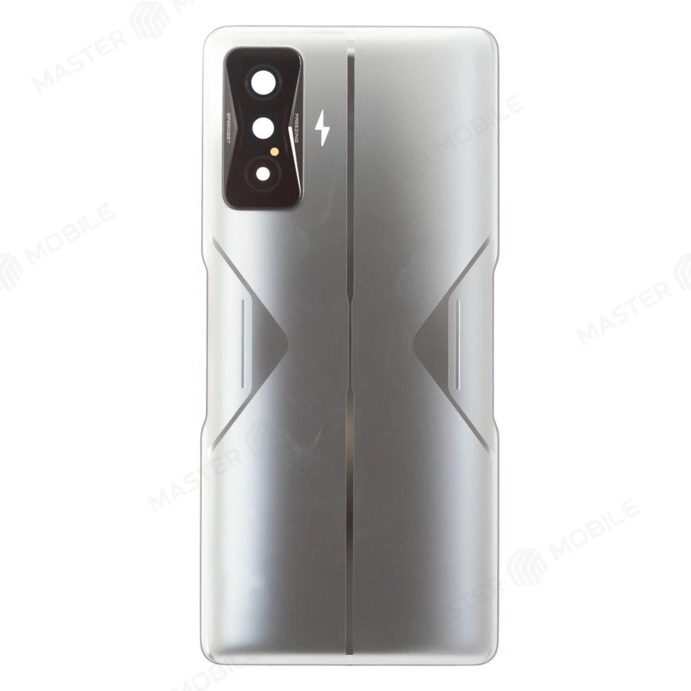 Задняя крышка для Xiaomi Poco F4 GT (21121210G) (серебристый) (в сборе со стеклом камеры) (ORIG100)  фото №1
