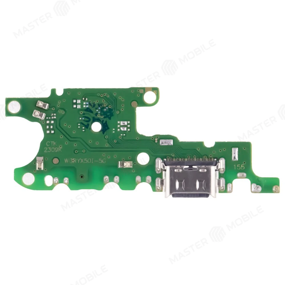 Нижняя плата для Huawei Honor X8a (CRT-LX1) / Honor 90 Lite (CRT-NX1) с комп. + разъем зарядки + микрофон  фото №2