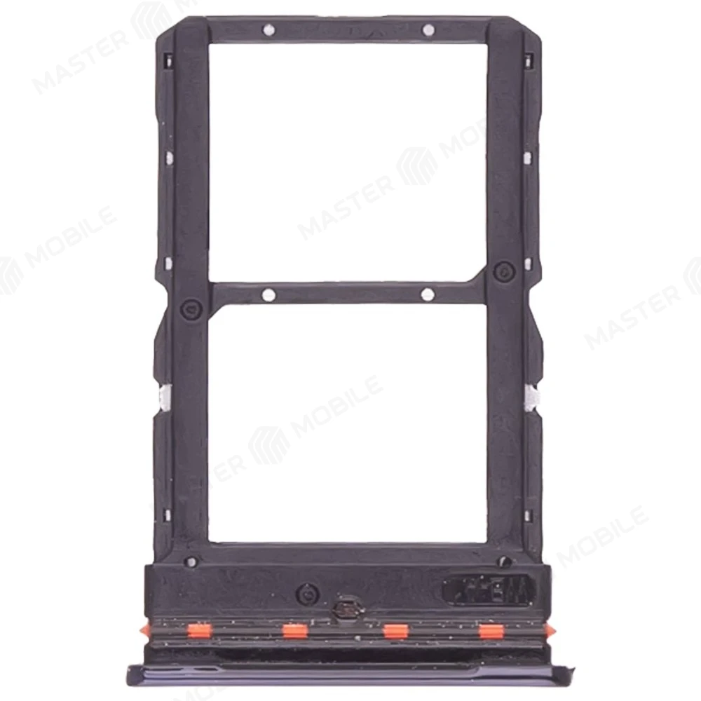 Держатель сим-карты для Xiaomi Mi 10 Lite 5G (M2002J9G) (черный)  фото №2