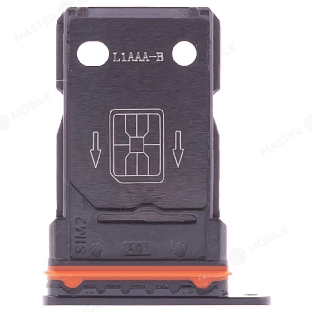 Держатель сим-карты для OnePlus 8 Pro (черный) фото №2