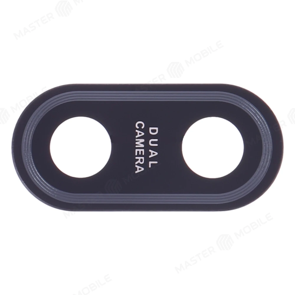 Стекло задней камеры для Asus ZenFone Max M1 (ZB555KL) / ZenFone Max Pro M1 (ZB601KL) / ZenFone Max Pro M1 (ZB602KL) (без рамки) (черный) 