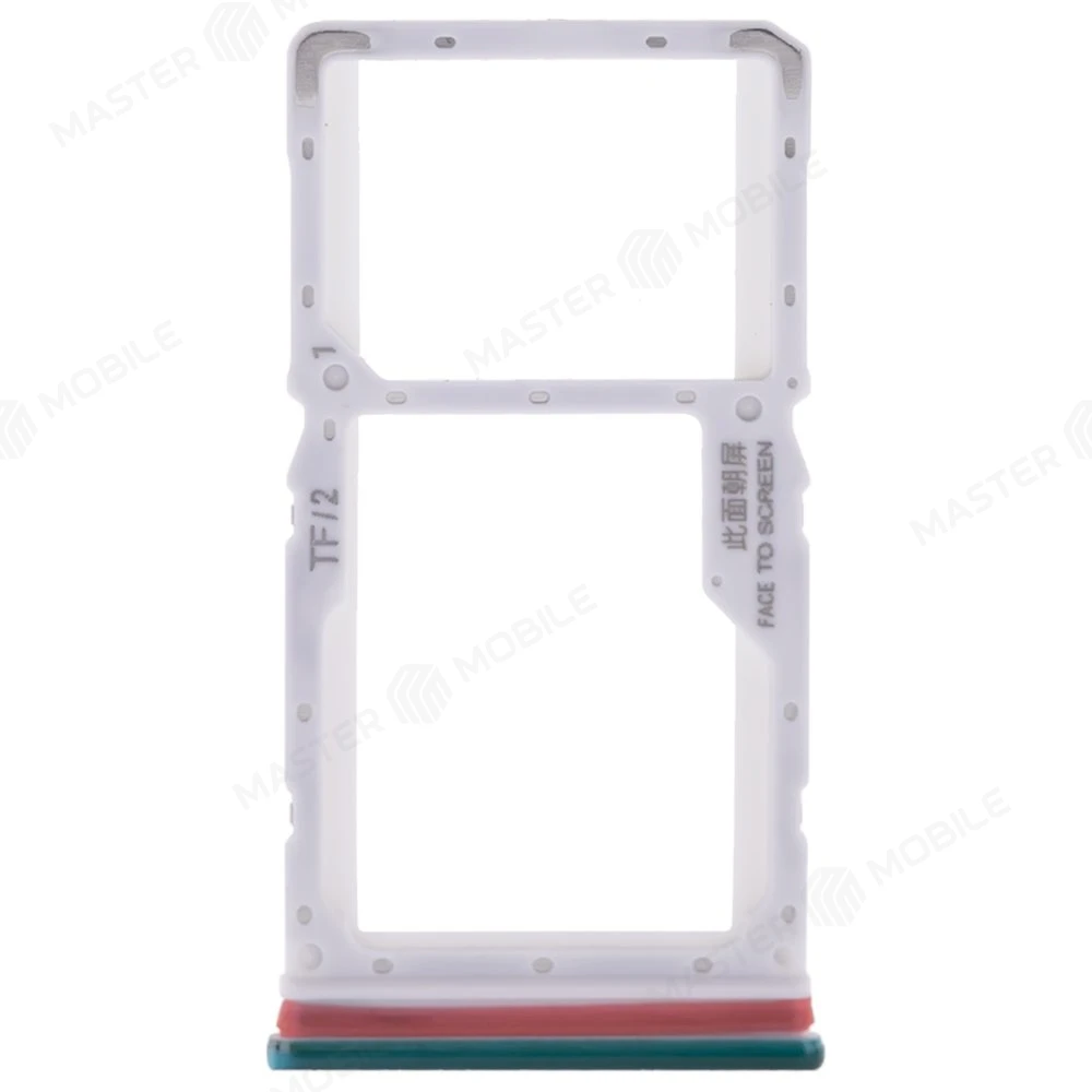 Держатель сим-карты для Xiaomi Redmi Note 8 Pro (M1906G7G) (зеленый)  фото №1