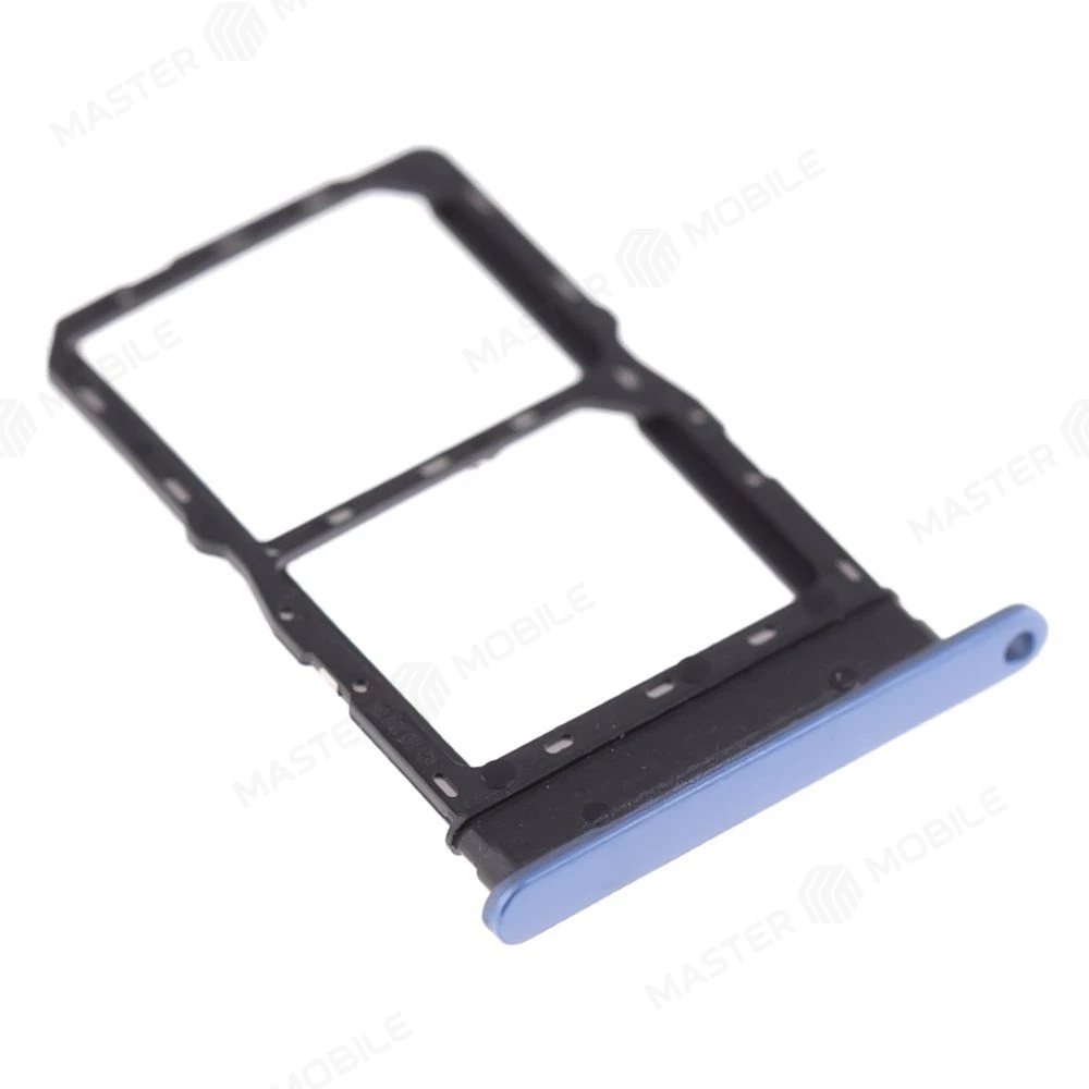 Держатель сим-карты для Huawei Honor X7a (RKY-LX1) / Honor X7a Plus (RKY-LX1) (синий) фото №3