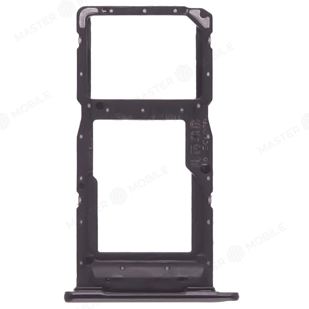 Держатель сим-карты для Huawei P Smart 2019 (POT-LX1) / Honor 20e (HRY-LX1T) (черный) фото №1