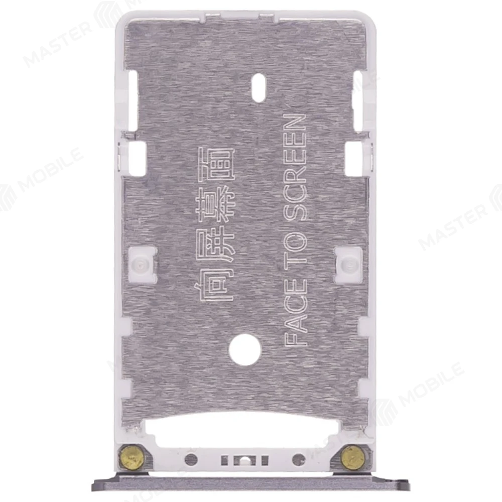 Держатель сим-карты + карты памяти (MicroSD) для Xiaomi Redmi 3 / Redmi 3S (серый)  фото №2