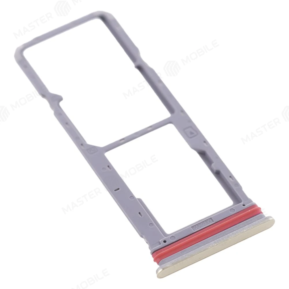 Держатель сим-карты для Vivo Y36 4G (V2247) (золотистый) фото №3