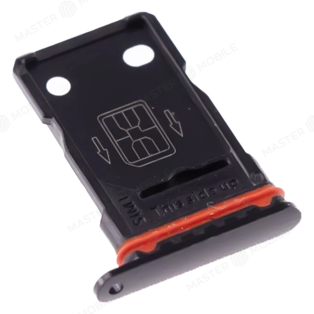 Держатель сим-карты для OnePlus 8 (черный) фото №3