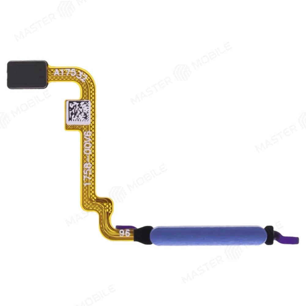 Шлейф для Xiaomi Redmi Note 10 4G (M2101K7AG) / Redmi Note 10S (M2101K7BG) / Poco M5s (2207117BPG) с комп. + сканер отпечатка пальца (синий) фото №1