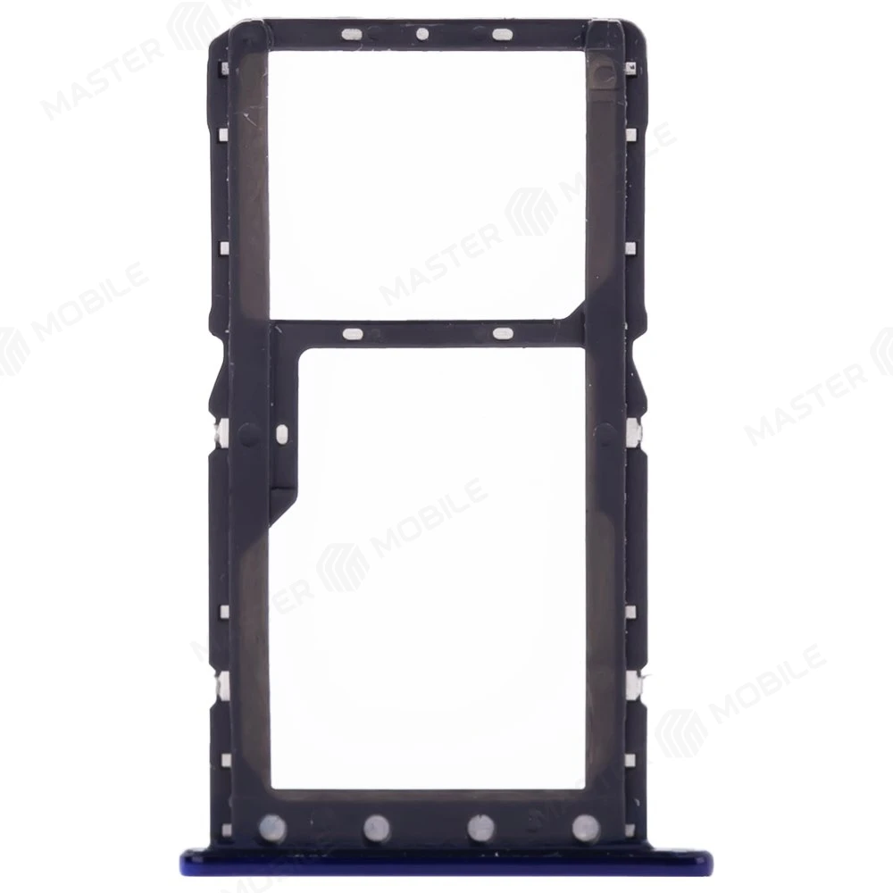 Держатель сим-карты для Xiaomi Pocophone F1 (M1805E10A) (синий)  фото №2