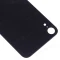 Задняя крышка для Apple iPhone Xr (черный) (с широким отверстием) (Premium) фото №3