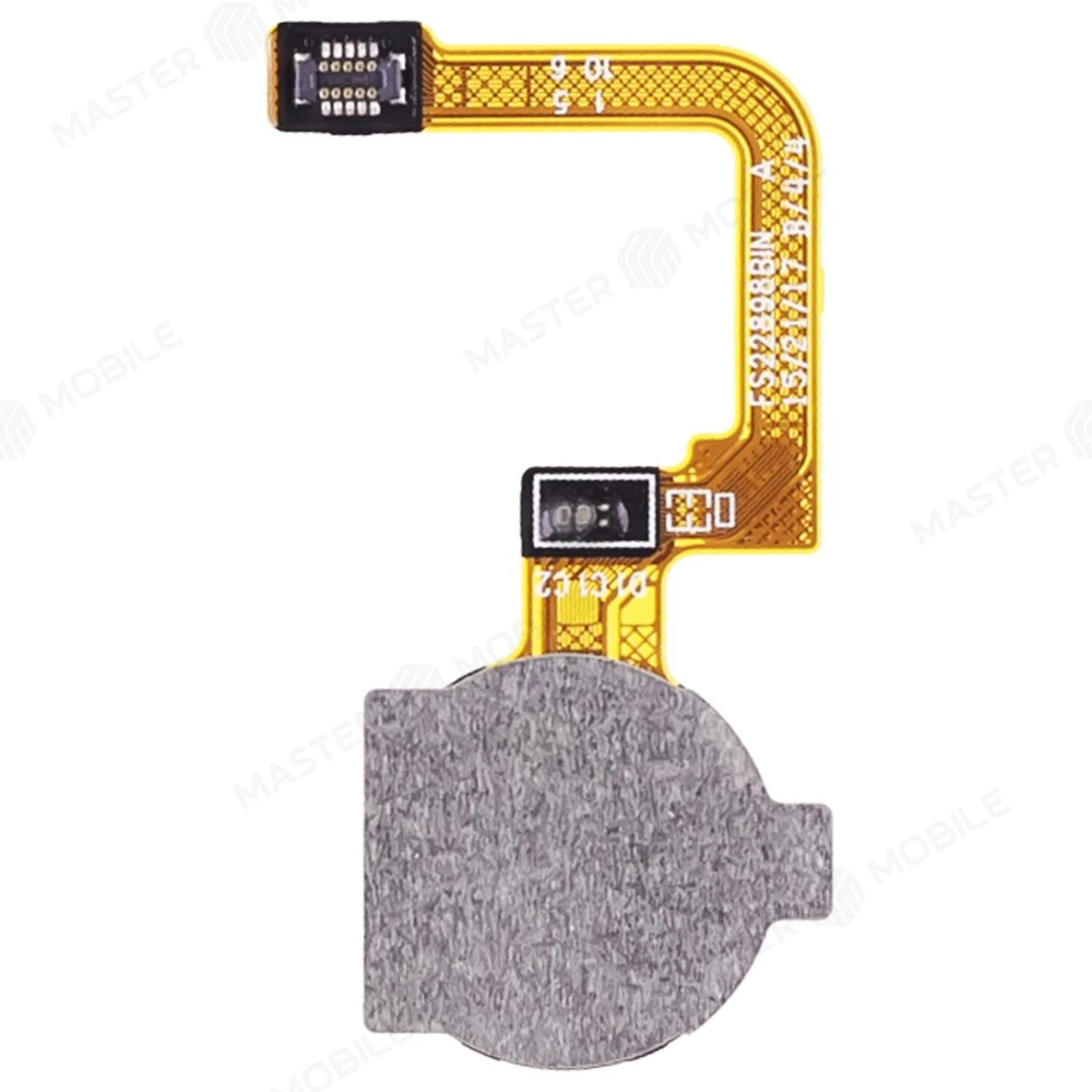 Шлейф для Realme C21Y (RMX3261/RMX3263) с комп. + сканер отпечатка пальца (голубой) фото №2