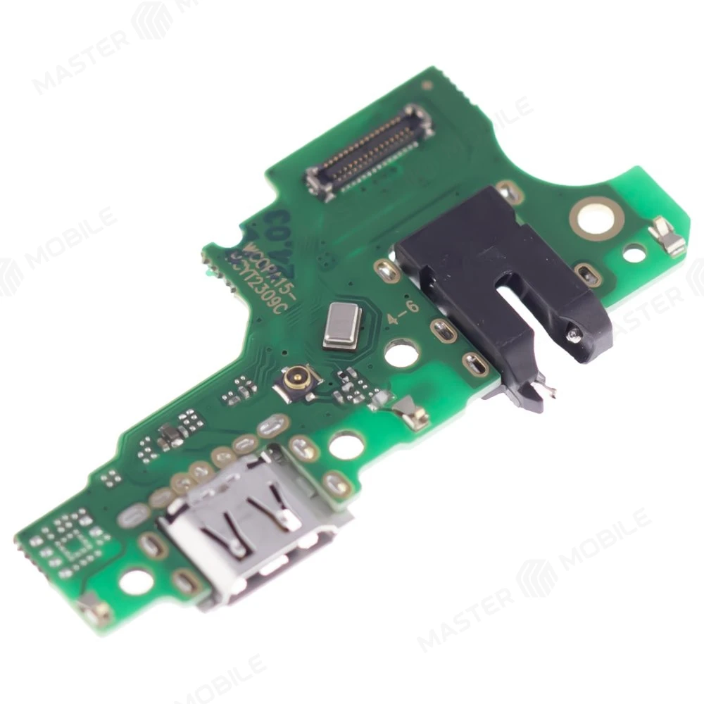 Нижняя плата для OPPO A15 (CPH2185) / A15s (CPH2179) с комп. + разъем зарядки + микрофон  фото №3