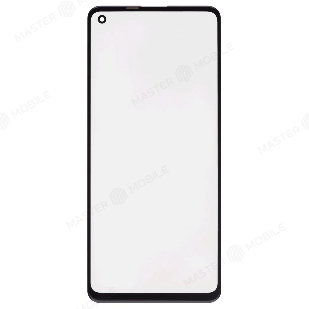 Стекло модуля для Samsung A217 Galaxy A21s + OCA (черный) (Premium) фото №1