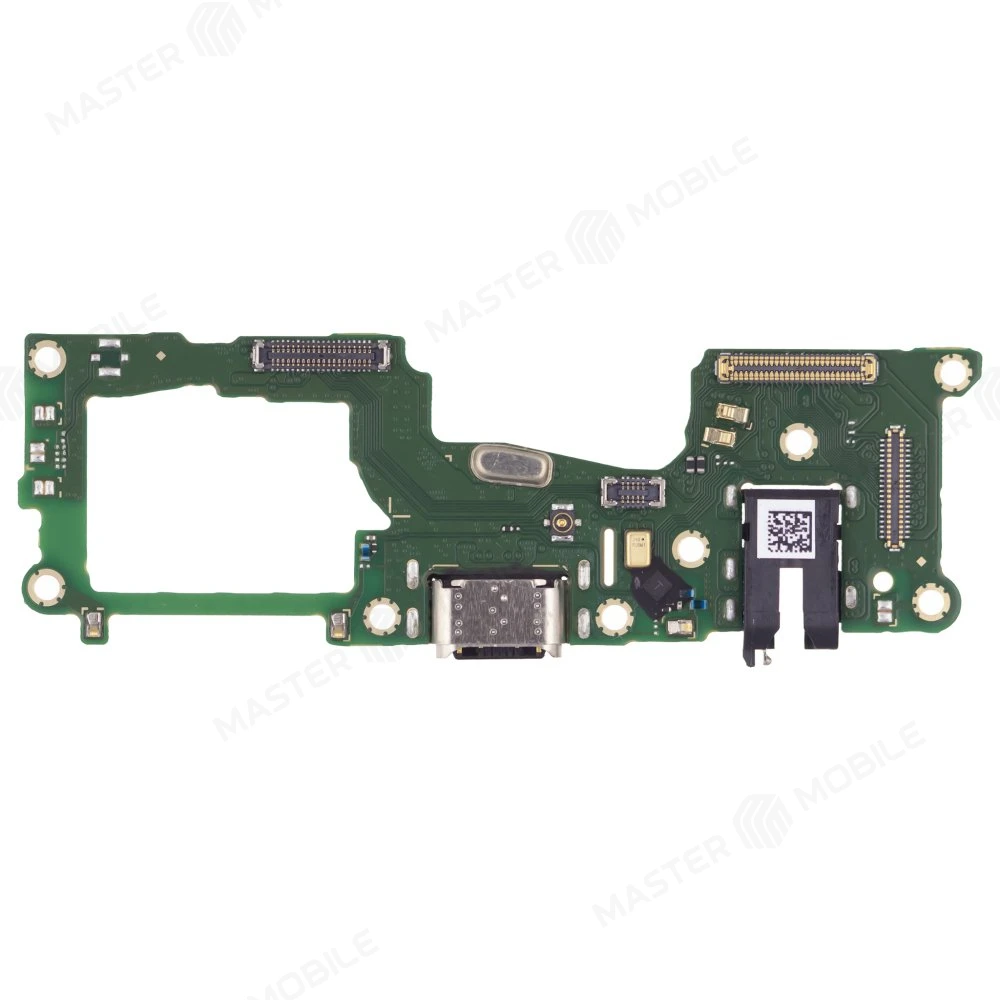 Нижняя плата для Realme 8 4G (RMX3085) / 8 Pro (RMX3081) / OPPO A74 4G (CPH2219) с комп. + разъем зарядки + микрофон (ORIG100) фото №1