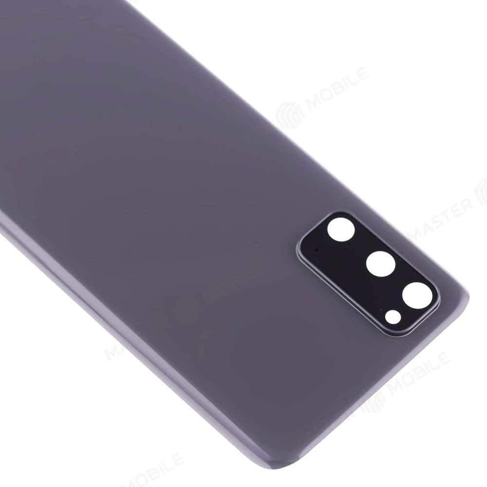 Задняя крышка для Samsung G980 Galaxy S20 (серый) (в сборе со стеклом камеры) фото №3