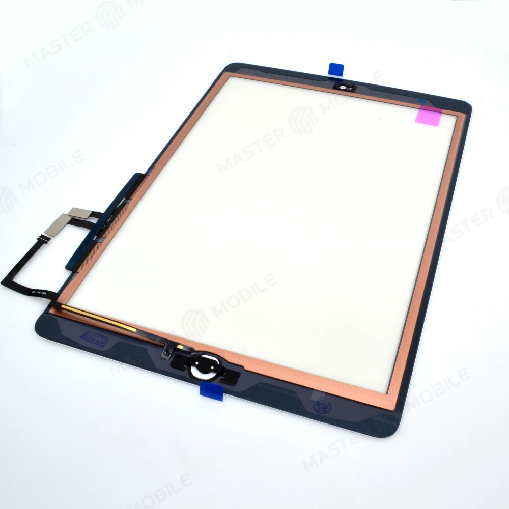 Тачскрин для Apple iPad Air (A1474/A1475/A1476) + кнопка Home (белый) (Premium) фото №2
