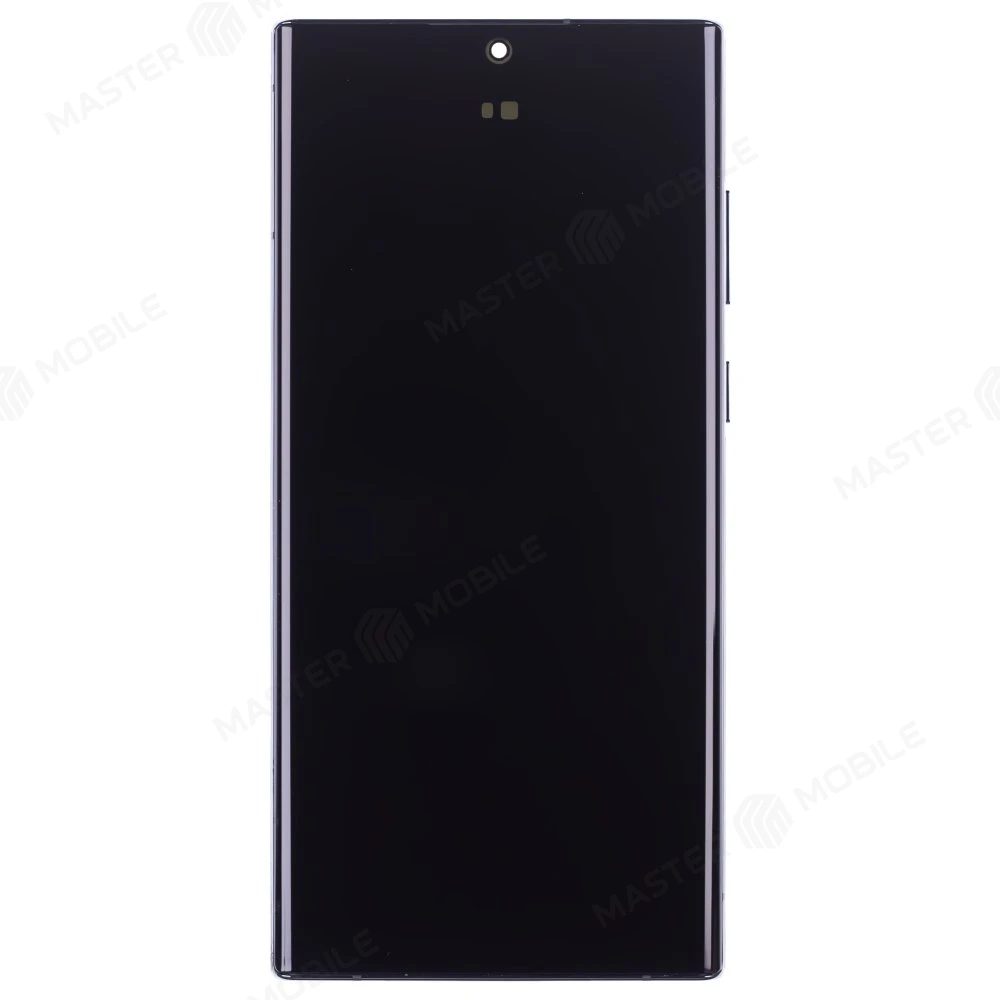 Дисплей для Samsung S908 Galaxy S22 Ultra + тачскрин (зеленый) (в рамке) (ORIG100) (возможен дефект ЛКП) фото №1