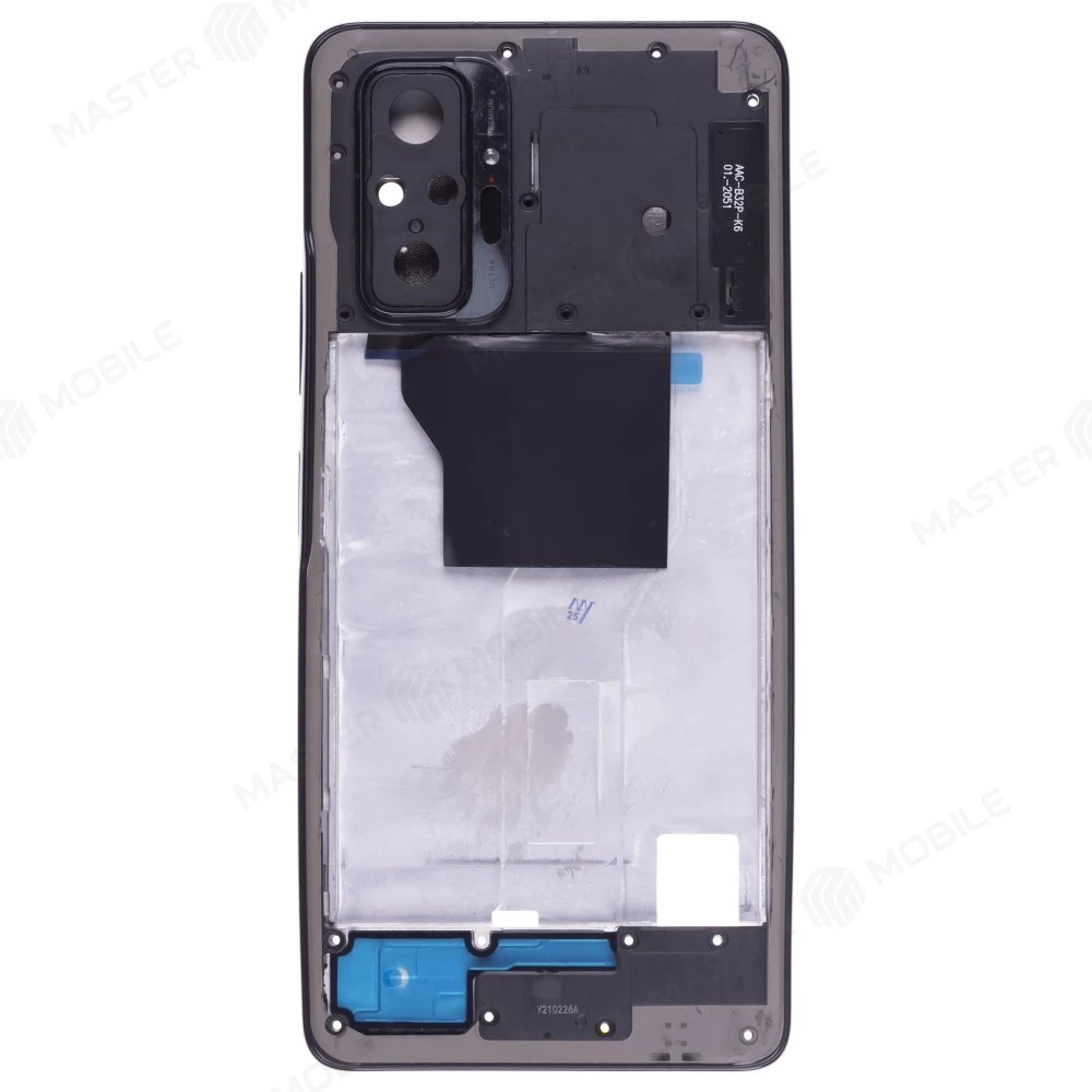 Рамка дисплея для Xiaomi Redmi Note 10 Pro 4G (M2101K6G) (черный) фото №2