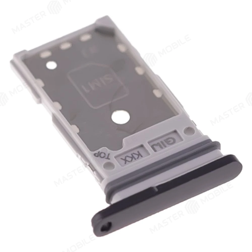 Держатель сим-карты для Samsung G990 Galaxy S21 FE (серый) фото №3