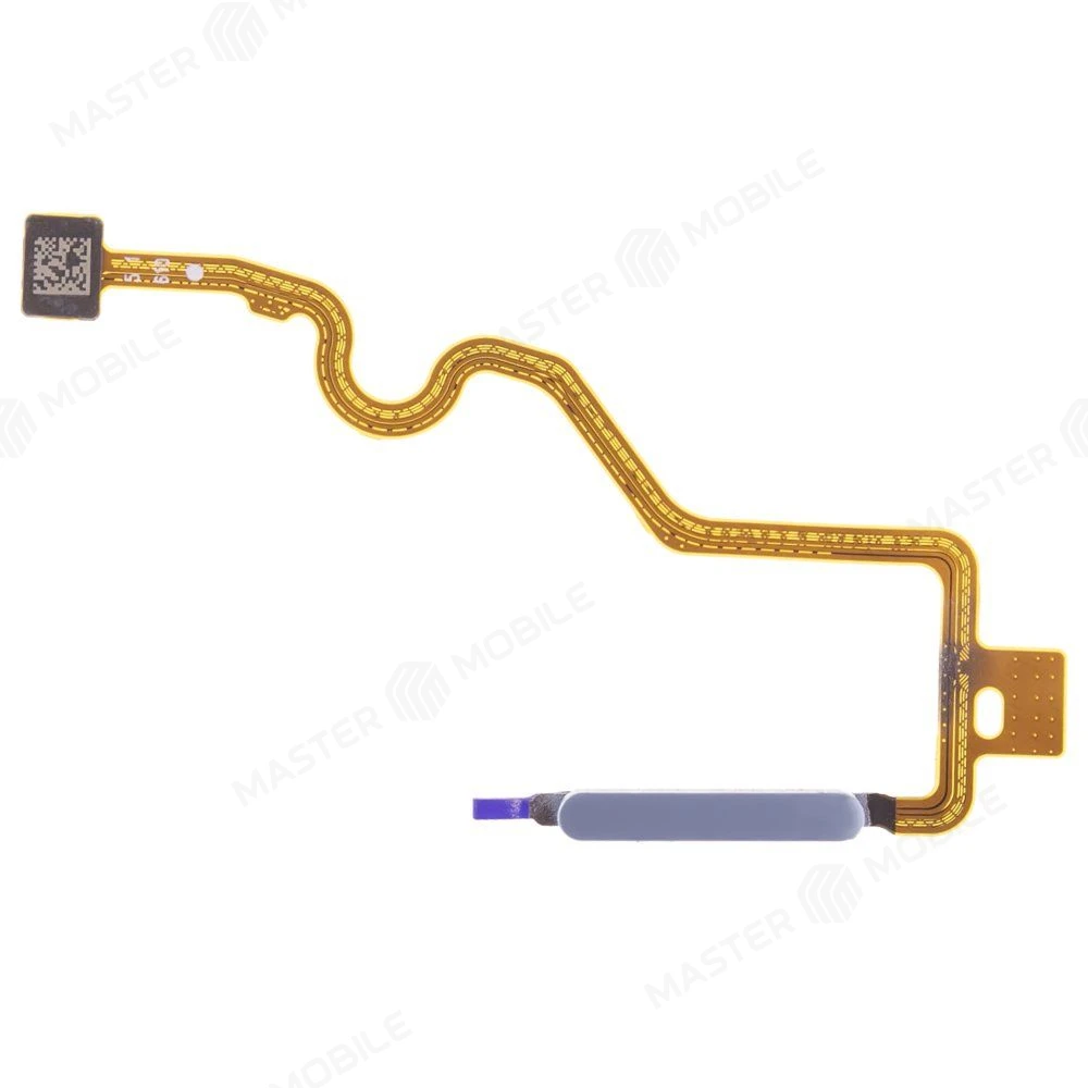 Шлейф для Tecno Spark 40 (KM5) с комп. + сканер отпечатка пальца (голубой)  фото №1