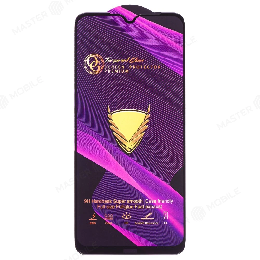 Защитное стекло OG Glass (3 в 1) для Xiaomi Redmi Note 8 (M1908C3JG) / Redmi Note 8 2021 (M1908C3JGG) (черный) фото №1