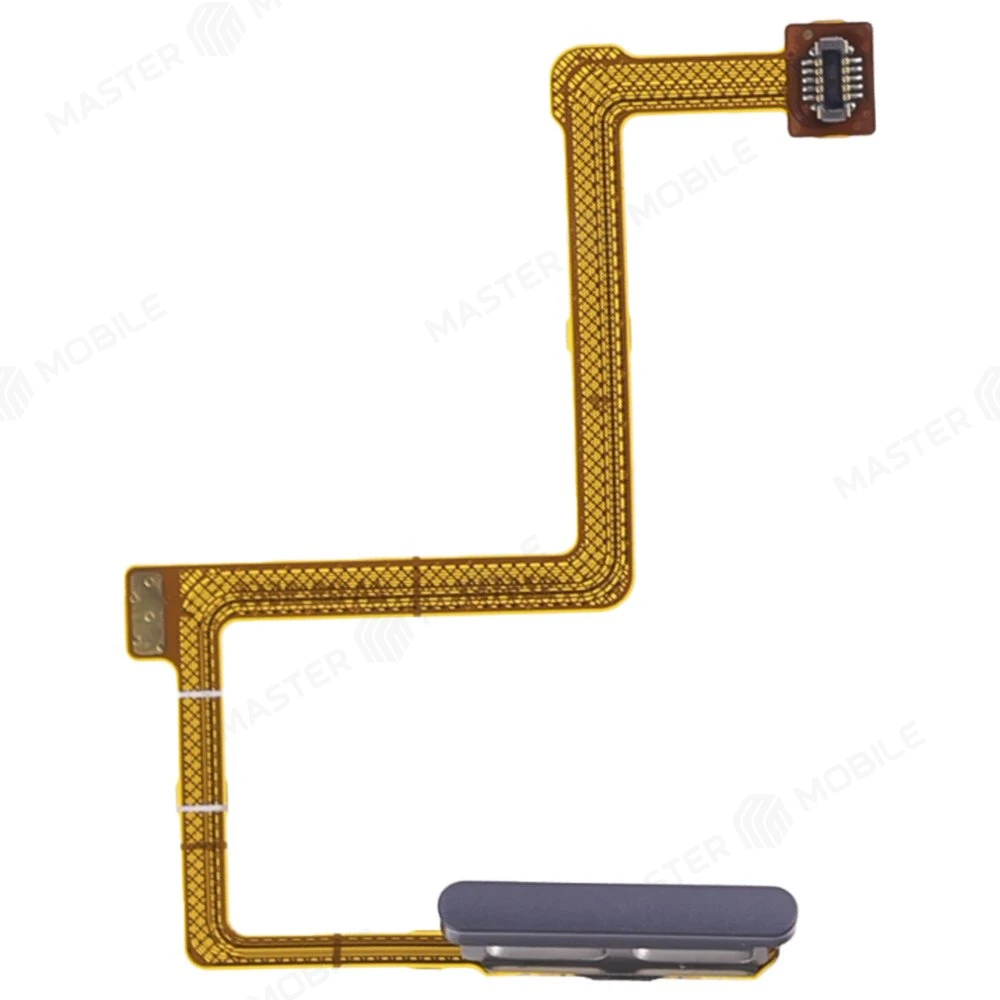 Шлейф для Xiaomi Poco F4 GT (21121210G) с комп. + сканер отпечатка пальца (черный)  фото №1