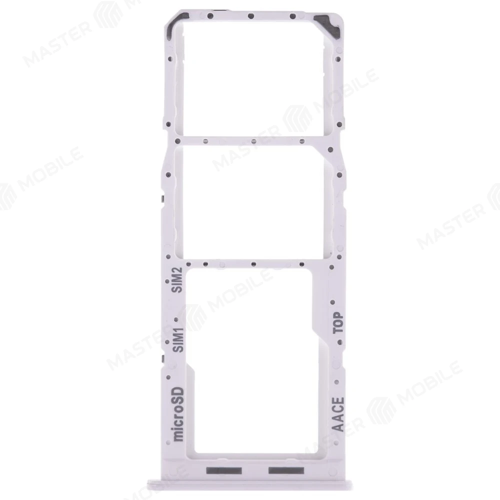 Держатель сим-карты для Samsung A135 Galaxy A13 (белый) фото №1