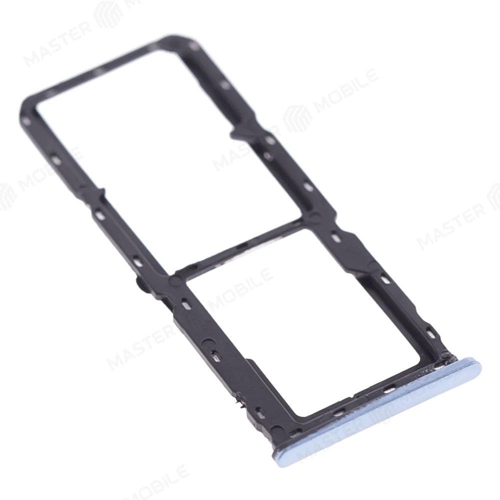 Держатель сим-карты для OPPO A96 (CPH2333) (голубой) фото №3