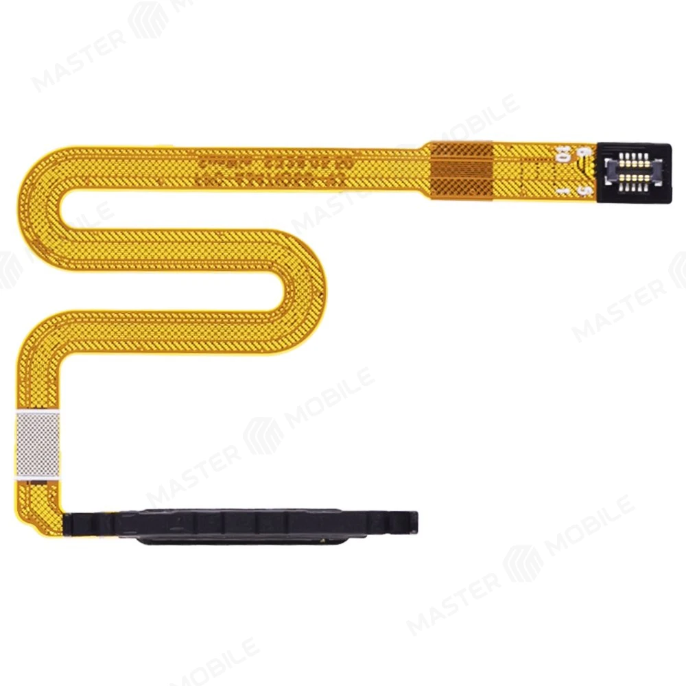 Шлейф для Samsung A037 Galaxy A03s с комп. + сканер отпечатка пальца (черный)  фото №2