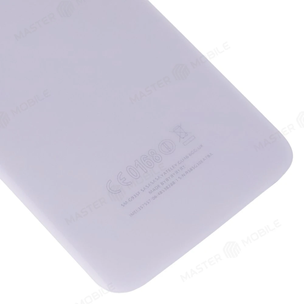Задняя крышка для Samsung G935 Galaxy S7 Edge (белый) (в сборе со стеклом камеры) фото №4