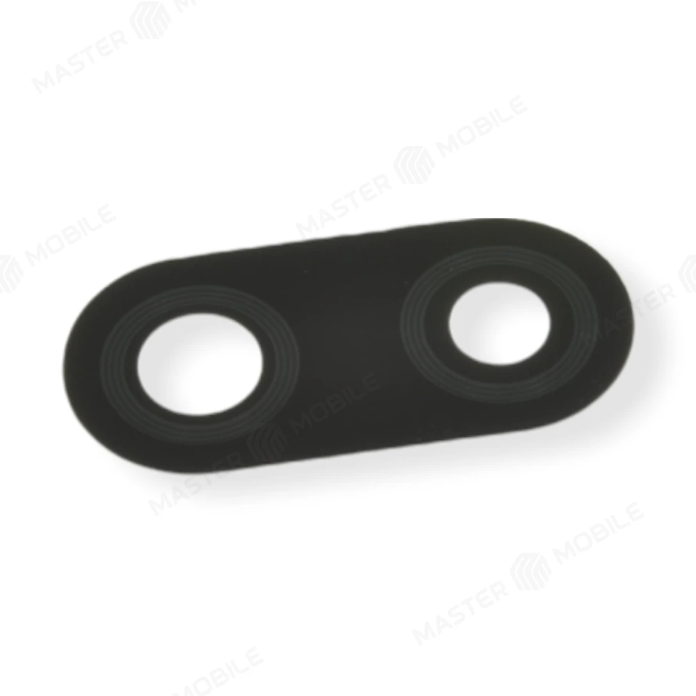 Стекло задней камеры для Huawei Honor Play (COR-L29) (без рамки) (черный) фото №1