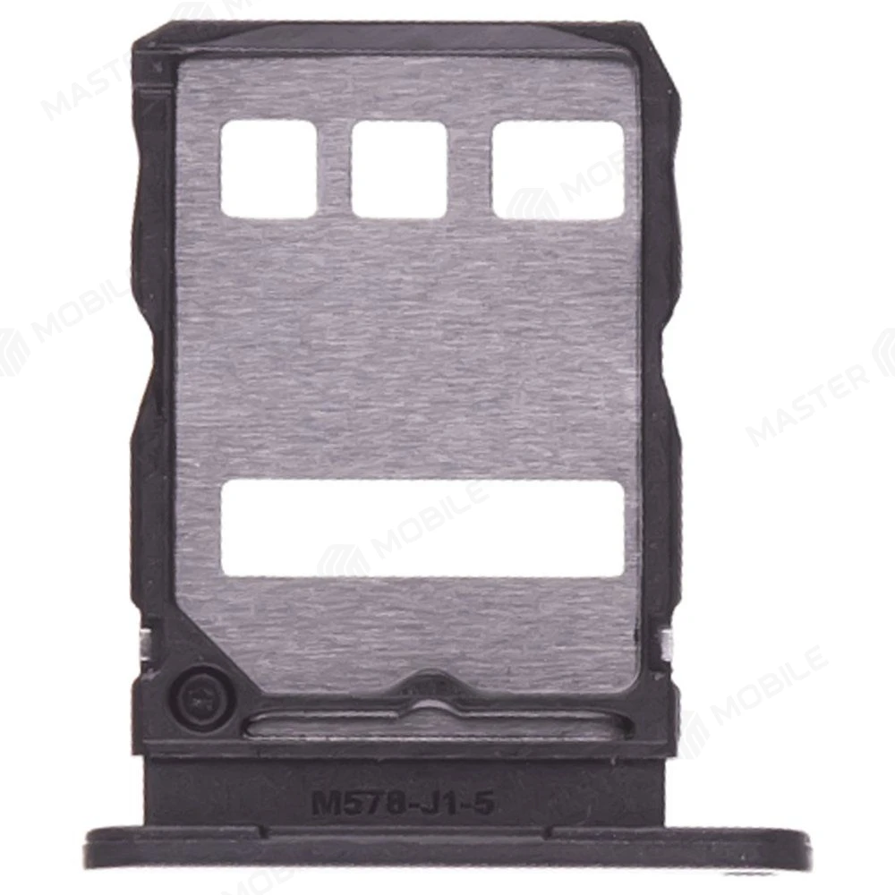 Держатель сим-карты для Huawei Nova Y72S (GFY-LX1) (черный) фото №2